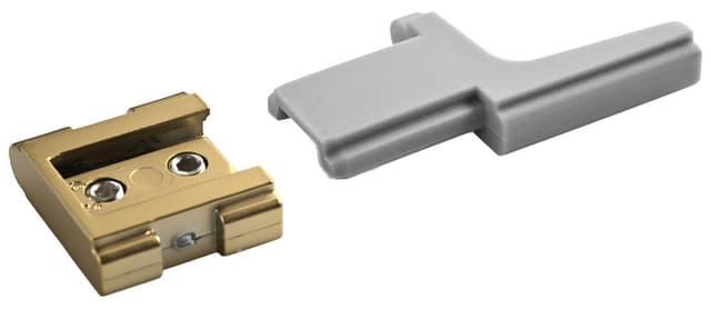 LUXOR GOLD stoper do drzwi kabiny, lewy