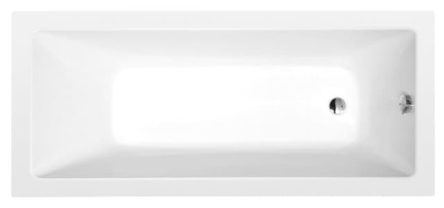 NOEMI wanna prostokątna 160x70x39cm, biały mat