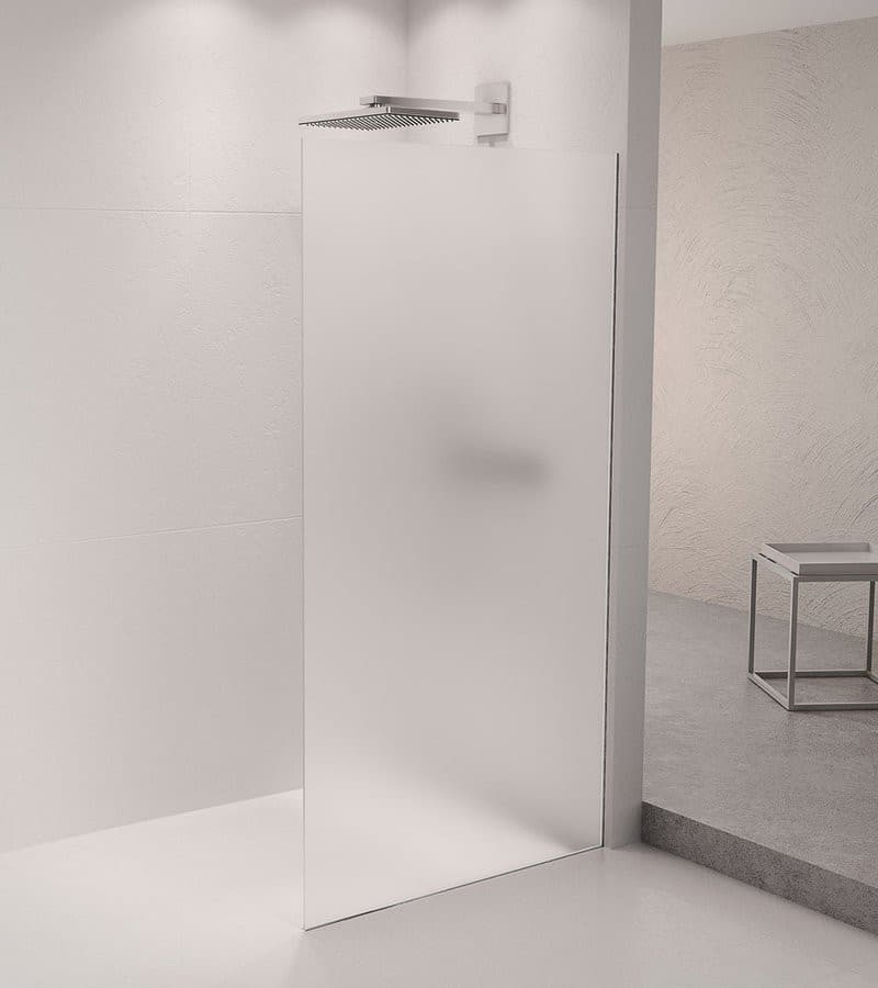 ARCHITEX zestaw do mocowania szkła podłoga-ściana, 1615x2105mm, polerowany aluminium