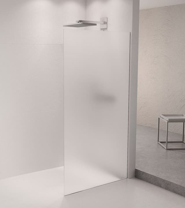 ARCHITEX zestaw do mocowania szkła podłoga-ściana, 1615x2105mm, polerowany aluminium