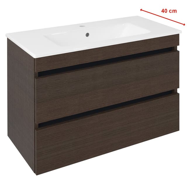 EZARA szafka pod umywalkę 78x54x39cm, sosna rustykalna