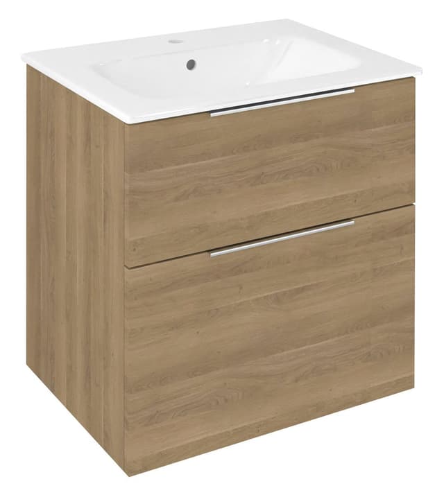 CIRASA umývadlová skrinka 59,2x64x46cm, dub Cuneo
