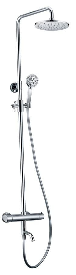 KIMURA słup wannowy z baterią termostatyczną, chrom