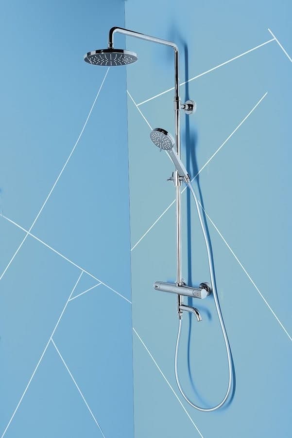 KIMURA słup wannowy z baterią termostatyczną, chrom