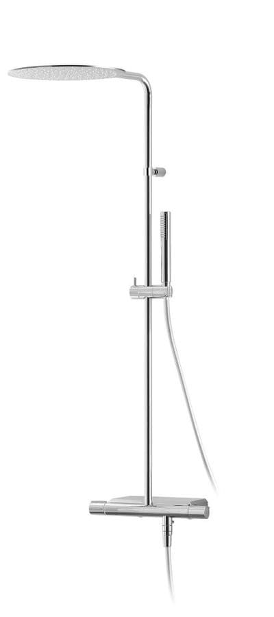 RHAPSODY zestaw prysznicowy z baterią termostatyczną i mydelniczką