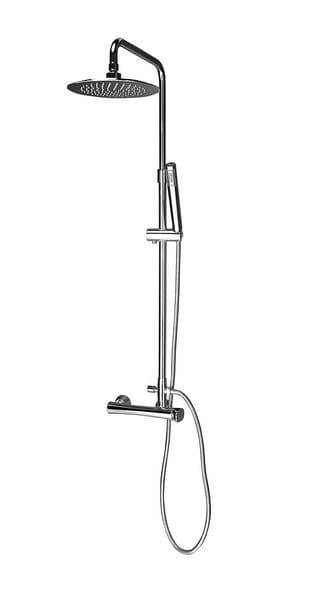 Airtech-AXIA zestaw prysznicowy chromowany z podłączeniem