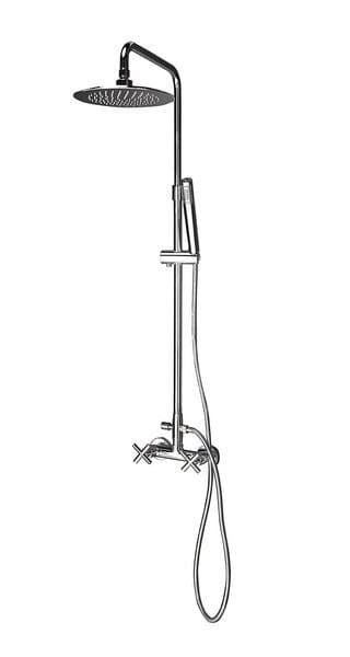 Airtech-AXIA zestaw prysznicowy chromowany z podłączeniem