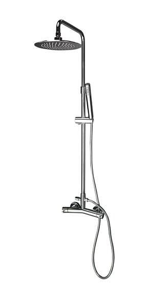 Airtech-AXIA zestaw prysznicowy chromowany z podłączeniem