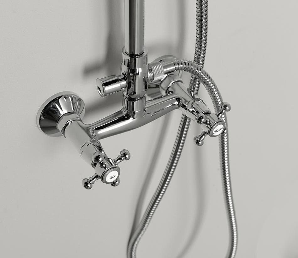 ANTEA zestaw prysznicowy z podł. do baterii, deszczownia i rączka