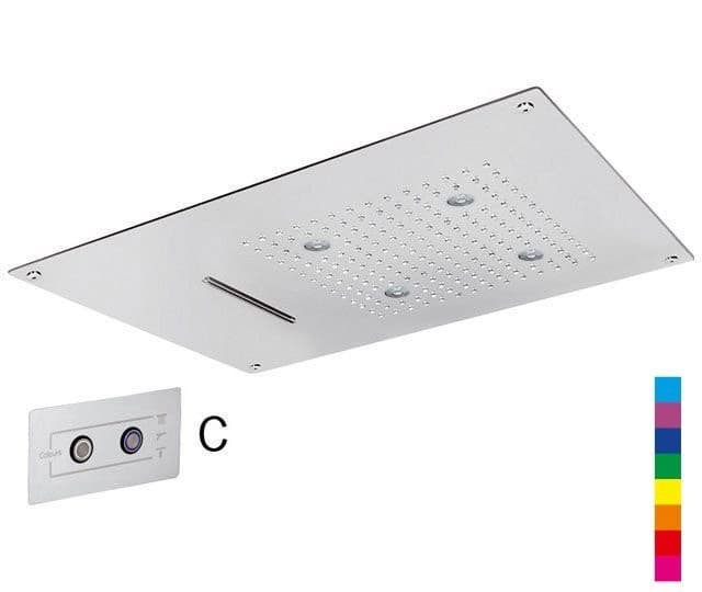 CHROMOTERAPIE deszczownia 55x40 cm z LED i sterownikiem C